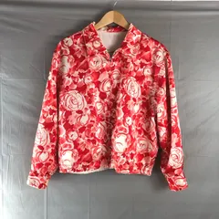 onpeut ジャケット パーカー リバーシブル 柄模様 ジップ ポケット 日本製 赤 白 2025083000240