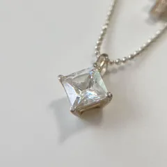 刻印　シルバー　ラインストーン　クロス　レイヤード　ネックレス　2連 925