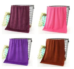 【色指定不可】マイクロファイバー 洗車タオル 33×75cm 4枚セット カラーランダム[ゆうパケット発送、送料無料]mer005