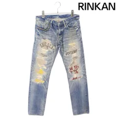 ヒステリックグラマー　CPR加工　ダメージ加工　セルビッチ　赤耳　スタッズ　L 2025年最新】ヒステリックグラマー CPR 加工 デニムの人気アイテム