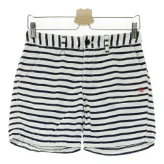 サイズ：S ROUGH&SWELL ラフアンドスウェル  ショートパンツ ボーダー柄 ホワイト系 [240101456822] ゴルフウェア レディース ストスト