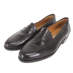 ヴァレンティノ ヴァレンチノ  VALENTINO モダ ヴァレンティノ MODA VALENTINO コインローファー ペニー レザー 24 黒 ブラック イタリア製 ■GY99のサムネイル