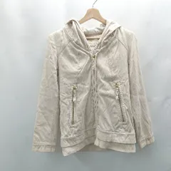 ◇ ⊇◎ qualite カリテ フード取り外し可能 長袖 ジャケット サイズ1 ベージュ系 レディース E  【1502180056161】