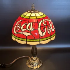 コカ・コーラ ステンドグラスランプ Coca-Cola ステンドグラス デスクランプ – SK OLDIES