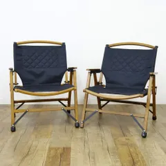 クイックキャンプ ウッドローチェア 中古 QUICKCAMP 一人掛け ウッドローチェア 焚き火 難燃 QC-WLC