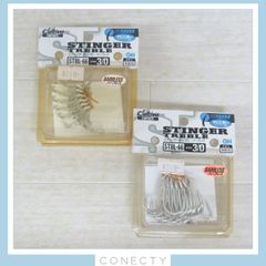 △【未開封】オーナー Cultiva スティンガートリプル バーブレス STBL-66 3/0 2点セット カルティバ【A1【SK