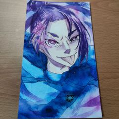 原画 オリジナルケモ耳男子 色紙 - メルカリ