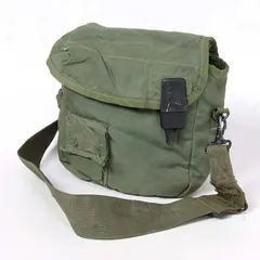 アメリカ軍 OD 2QT ウォーターキャンティーンカバー ショルダーバッグ USED A20GU-のサムネイル