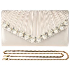 [TIGLOSS] [ティグロス] 結婚式 バッグ パール パーティーバッグ レディース 日本製 フォーマル カバン 