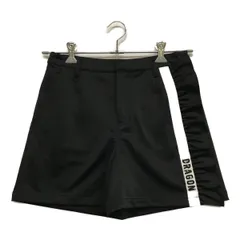 中古 レディース ダンスウィズドラゴン DANCE WITH DRAGON ショートパンツ 2(M) 黒 ブラック サイドフリル 2023年モデル