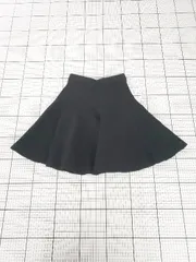 ◇ Θ LE CIEL BLEU ルシェルブルー ミニ丈 フレア スカート サイズF ブラック系 レディース E  【1509100083689】のサムネイル