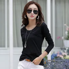 ロンT ロンTシャツ レディース Tシャツ カットソー 立体ライン おしゃれ きれいめ 大人 カジュアル シンプル 無地 トップス 長袖 Uネック ラウンドネック インナー 秋 mkxz158