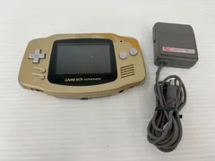 【ジャンク品】Nintendo 任天堂 ゲームボーイアドバンス AGB-001 ゴールドカラー （2508226）
