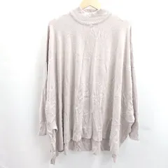 ◇ Θ any FAM エニィファム くすみカラー オーバーサイズ 薄手ニット 長袖 ニット サイズ F ピンク系 レディース E  【1412090066559】