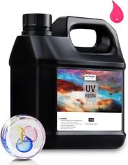 ButiResin 互換品 レジン液 キット UVレジン液 大容量 ハードタイプ LED対応 高い透明度 急速硬化 黄変なし 低刺激 DIY レジンアート(クリスタルクリア,  1000g)