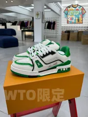 Louis Vuitton Trainer 73rd カラー - グリーン リベット-WTO輸入2-NRR03