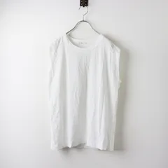 2022SS エイトン ATON FRESCA SINGLE Jersey タンクトップ 2/ホワイト コットン ノースリーブ カットソー トップス【2400014122756】のサムネイル