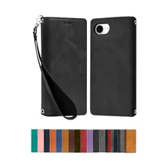 【 新品 未開封 】   shizukawill iPhone16e 手帳型 ケース カバー 本革調 レザーケース (シズカウィル) ブラック APIPSE4BLACK 未使用 送料無料