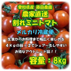 割れミニトマト 8kg 愛知県産 - 藤田農園メルカリショップ - メルカリ