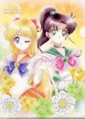 【中古】クリアファイル スーパーセーラージュピター＆スーパーセーラーヴィーナス 「ジャンボカードダス 美少女戦士セーラームーン アートファイルコレクション2」