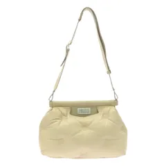 Maison Margiela / メゾンマルジェラ | 2022AW | Glam Slam / グラムスラム S56WG0177 2way ショルダー付き レザー ハンドバッグ / ポーチ着脱可 | UNI | ベージュ | レディース