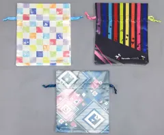 【中古】バッグ(キャラクター) 全3種セット 巾着ポーチ 「一番くじ アイドリッシュセブン～casual 12Styles.～」 F賞