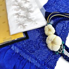 【着物と帯 時流】O24201◇振袖用 帯揚げ・帯締め・刺繍半衿・伊達衿 4点