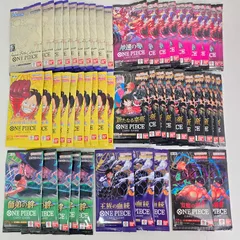ワンピースカードゲーム Anime 25th Collection 神速の拳 新たなる皇帝 500年後の未来 師弟の絆 王族の血統 双璧の覇者  バラパック 50P まとめ売りセット