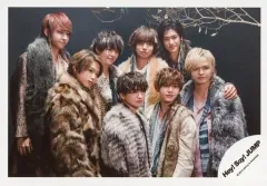 【中古】生写真(ジャニーズ) Hey! Say! JUMP/集合（8人）/横型・上半身・衣装毛皮・目線右・中島左手肩・背景黒/「Hey! Say! JUMP LIVE TOUR 2019-2020 PARADE」グッズオフショット/公式生写真