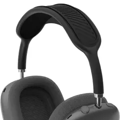 AirpodsMax ワイヤレス Bluetoothヘッドセット ヘッドバンド ビームカバー ヘッドセット シリコンケース airpodsmax ヘッドバンド 雨・汗・ほこり・引っかき傷 保護 工具不要 快適 フィット感Black