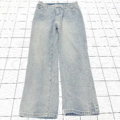 ◇ Θ Miniministore ミニミニストア ハイウエスト デニム ワイドパンツ サイズXL ブルー系 レディース E  【1509300004859】