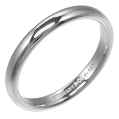 【TIFFANY&Co.】ティファニー フォーエバー ウェディング クラシックバンド 3mmモデル Pt950プラチナ 18号 メンズ 5.63g リング・指輪