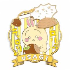 完売品 ちいかわ 大きめ ギミックピンバッジ うさぎ ちいかわマーケット限定 新品未開封