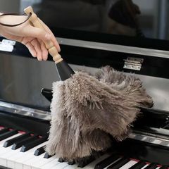 毛ばたき オーストリッチ はたき 毛払い 手作り ぶつだん ハタキ 撫子 豆 ピアノ 家具 車 高級 上質 法具 道具 小物 プレゼント 静電防止