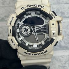 N【ヴィンテージ】103 カシオ G-SHOCK  GA-400 5398 ホワイト かっこいい 可愛い 頑丈 防水 普段使い