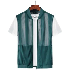 ☆ インディゴ ☆ L ☆ メッシュベスト メンズ 春夏 メッシュベスト メンズ ベスト 春夏 サマーベスト 作業 ワークベスト ポケット付き レジャー キャンプ 登山 アウトドア 速乾 釣り 仕事 運動 トップス ミリタリー メンズファッション 涼しい