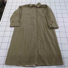 ◇ Θ SM2 サマンサ モスモス シンプル 長袖 ステンカラー コート サイズF カーキ系 レディース E  【1509180010025】