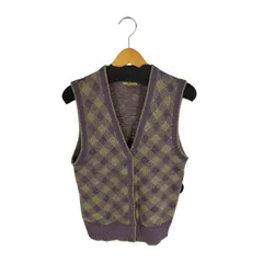 イッセイミヤケ ISSEY MIYAKE 70S オールスタイルタグ アーガイル柄 ニットベスト レディース 表記無 