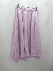 ◇ Θ URBAN RESEARCH アーバンリサーチ 膝丈 フレアー スカート サイズM ピンク レディース E  【1409100012156】