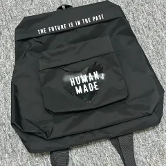 HUMAN MADE ヒューマンメイド バックパック ブラック リュック HUMAN MADE ヒューマンメイド 22AW MILITARY BACKPACK バック