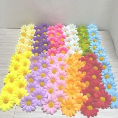 NO0615-01 造花 花材 花パーツ アーティフィシャルフラワー　バラ　フェイクフラワー　アートフラワー  セット　小さい花　材料　ハンドメイド　デイジー　ラプンツェル　プリンセス