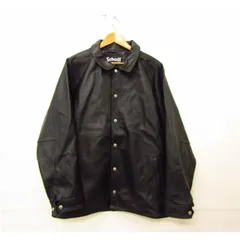 ショット Schott レザーダウンジャケット 本革 ラムレザー 羊革 メンズL Schott N.Y.C ショット シープスキンレザー ダウンジャケット