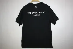 WOOYOUNGMI ウーヨンミ 25SS ライン ステッチ ロゴ T シャツ Wooyoungmi Luminous Jellyfish Back Logo T-Shirt Black - 24SS