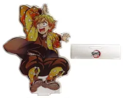 【中古】アクリルスタンド・アクリルパネル 我妻善逸 「ワールドツアー上映 鬼滅の刃 絆の奇跡、そして柱稽古へ ワールドツアー2024 キービジュアル ランダムアクリルスタンド A」 劇場グッズ