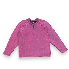 定価30800円 STUSSY 24SS CONTRAST RIB SWEATER コントラストリブ セーター ニット ステューシー 117226 M 80479A1