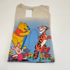 【新品】ディズニー　プーさん　ティガー　半袖ロゴtシャツ 大きいサイズ