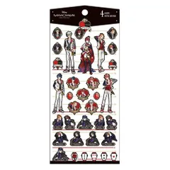 (まとめ）#カミオジャパン ステッカー ツイステ４サイズステッカー/ハーツラビュル 平面ステッカー  710799 【×30セット】