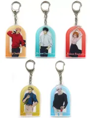 【中古】キーホルダー 全5種セット 「呪術廻戦 描き下ろしトレーディングアクリルキーホルダー AJ2024Ver.」 AnimeJapan 2024グッズ