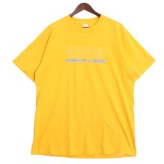 sporty & rich / HEALTH CLUB TEE スポーティー＆リッチ ロゴプリント クルーネック Tシャツ 半袖 カットソー 表記サイズL　【2406】