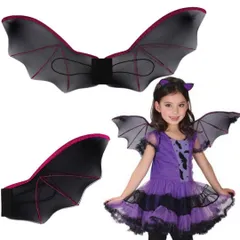 ハロウィン 仮装 コスプレ 子供 ドラキュラ コウモリ 仮装 保育園 幼稚園 パーティー お楽しみ会 簡単 変身 可愛い おまけつきセール 安い 格安 羽